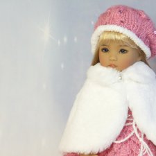 Зимний наряд в розовом цвете для Little Darling