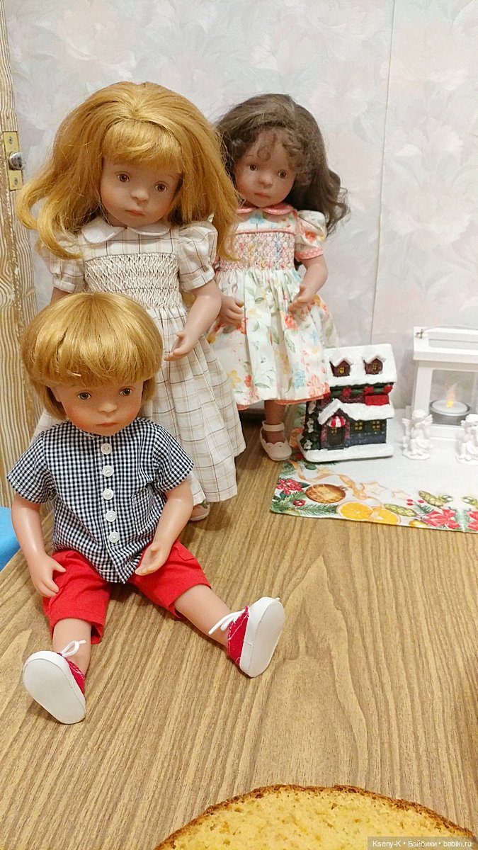 Печём тортик | Бэйбики Печём тортик — Куклы Sylvia Natterer (Сильвия Наттерер): Gotz (фото 2)