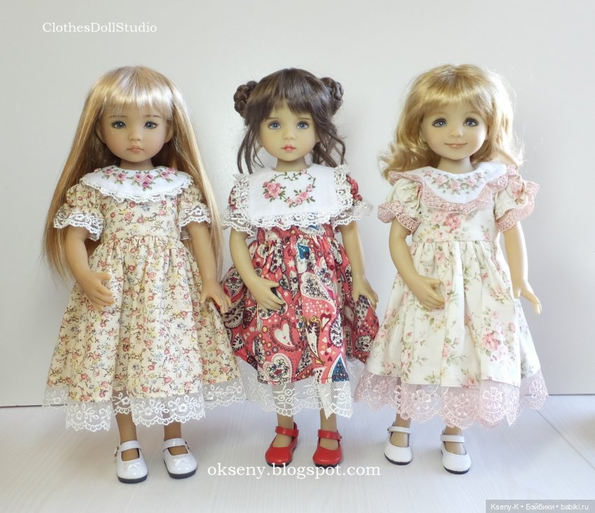 Новые платья для чудесных кукло-девочек