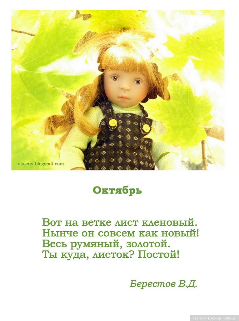 Куклы, осень, поэзия — Болталка и разговоры обо всем: жизнь