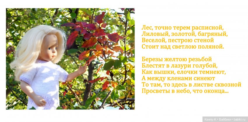 Куклы, осень, поэзия — Болталка и разговоры обо всем: жизнь (фото 2)