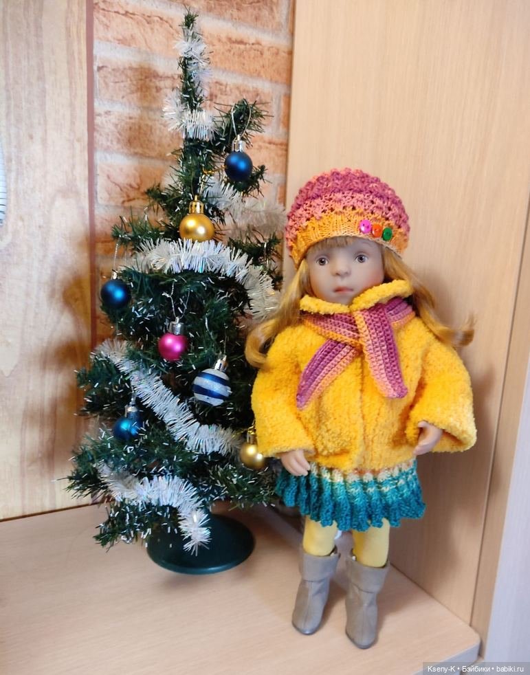 Снежная зимняя прогулка Лины