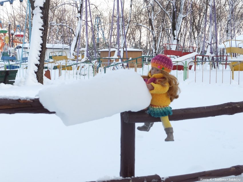 Снежная зимняя прогулка Лины (фото 7)