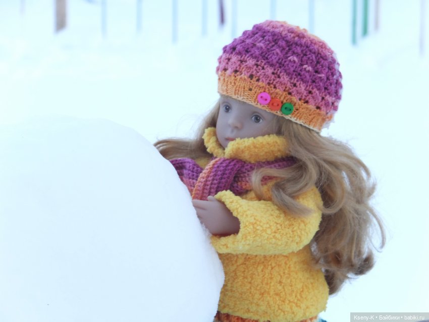 Снежная зимняя прогулка Лины (фото 6)