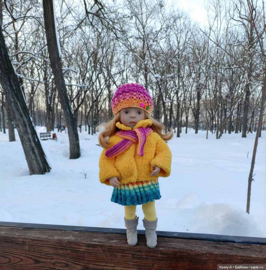 Снежная зимняя прогулка Лины (фото 2)