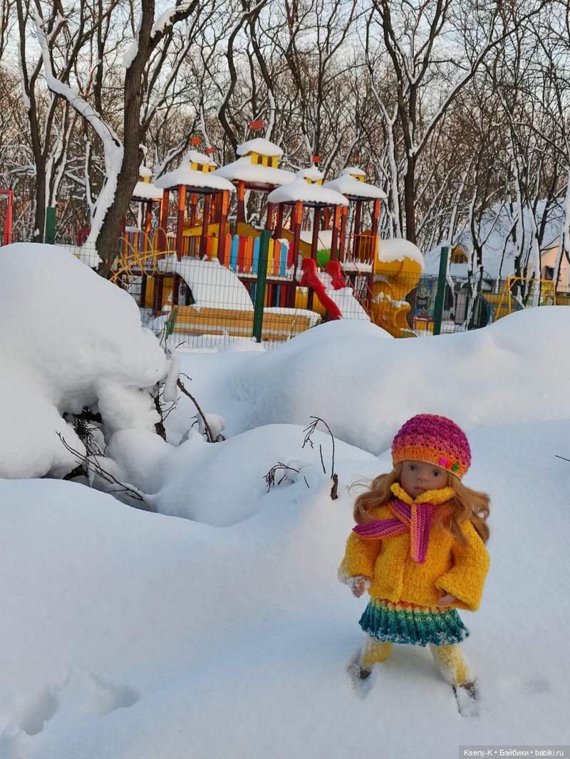 Снежная зимняя прогулка Лины (фото 3)