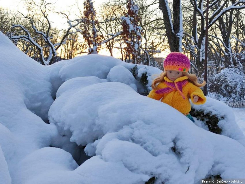 Снежная зимняя прогулка Лины (фото 5)