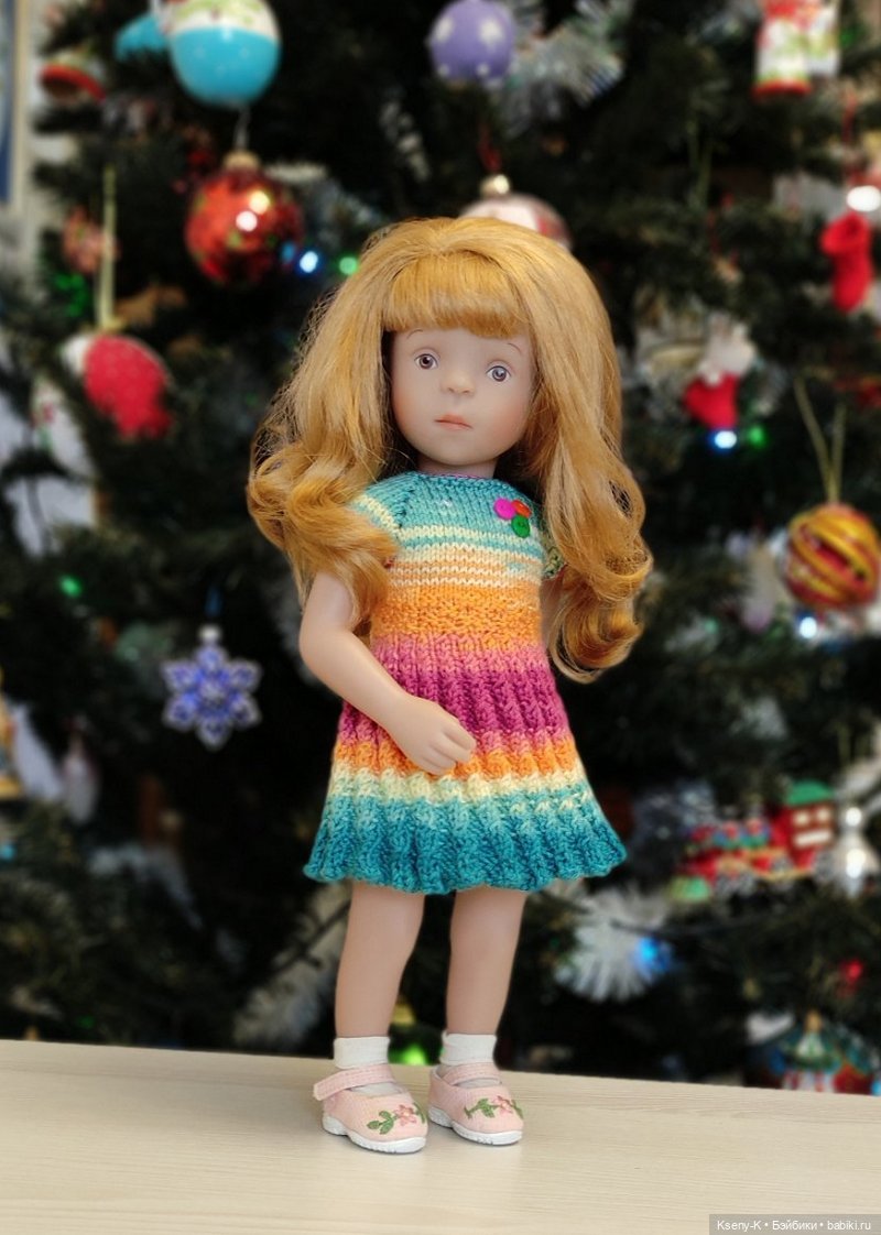 Снежная зимняя прогулка Лины