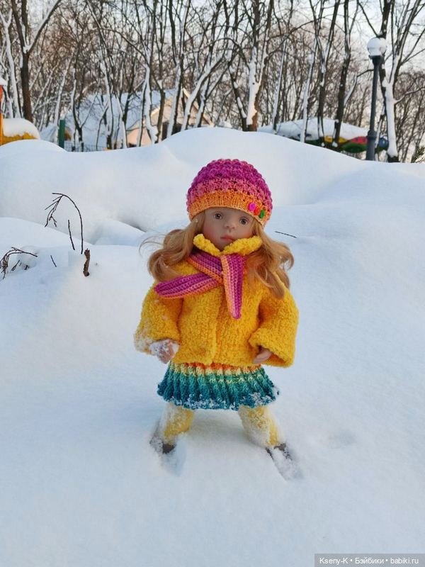 Снежная зимняя прогулка Лины (фото 4)