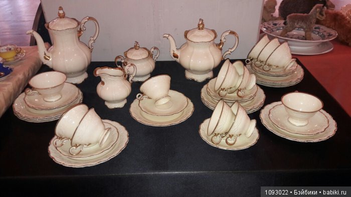 Красивая история роскошного сервиза