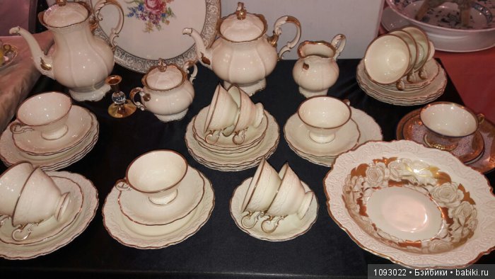 Красивая история роскошного сервиза