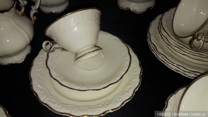 Красивая история роскошного сервиза