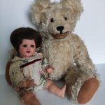 Антикварная куколка Heubach Koppelsdorf, 30 см