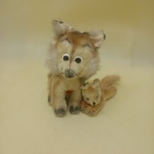 Винтажные лисята австрийской фабрики Berg.