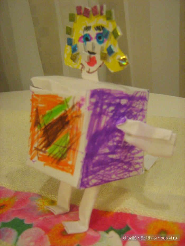 Кукла — Авторские игрушки из разных материалов: синельная проволока (фото 3)