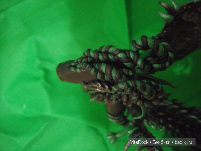 Дракон. Лепка. Полимерная глина. Фентази. МК. VitaRock