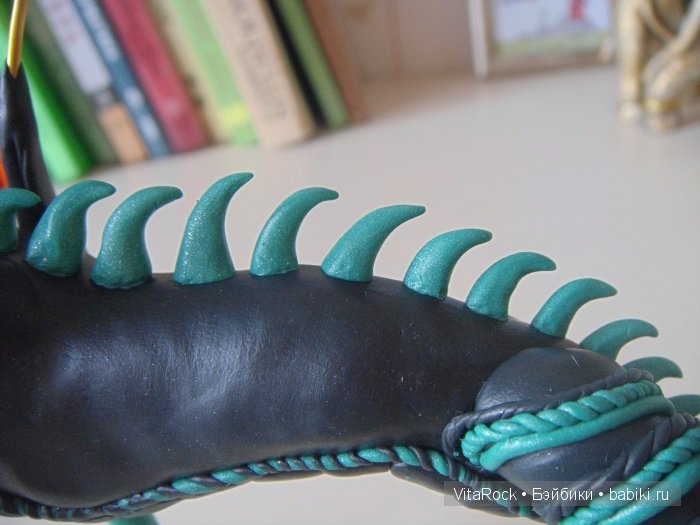 Дракон. Лепка. Полимерная глина. Фентази. МК. VitaRock