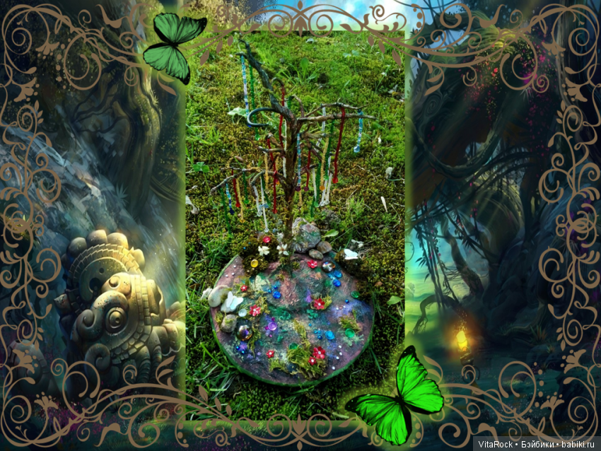 Подставка-дерево для кукол из папье-маше. Мастер-класс