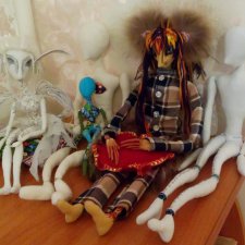 Знаете чем мне нравятся текстильные куклы