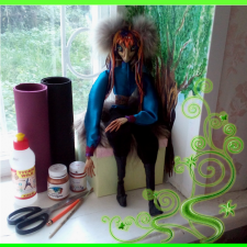 Броня для куклы из фоамирана. Мастер-класс