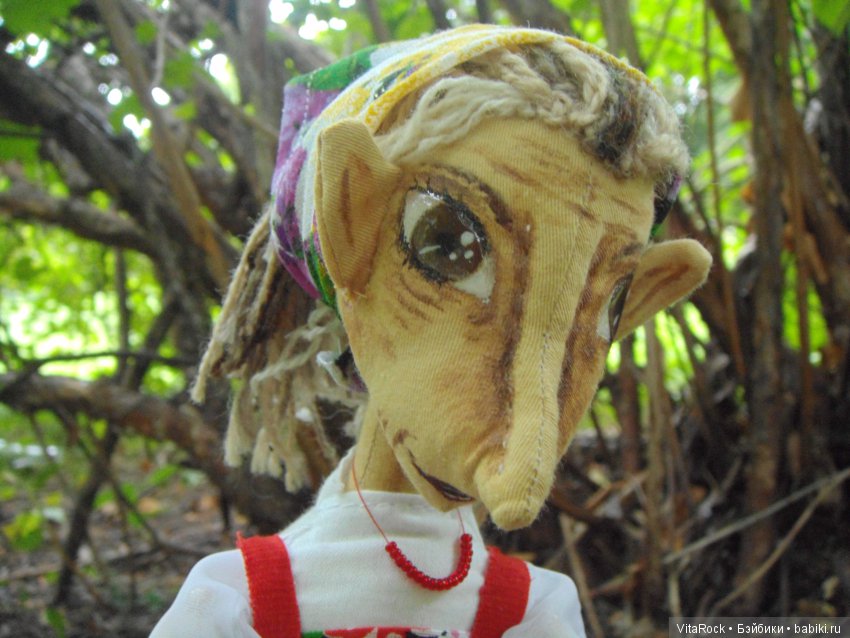 Баба Яга костяная нога — Авторские шарнирные куклы своими руками: лепка (фото 6)