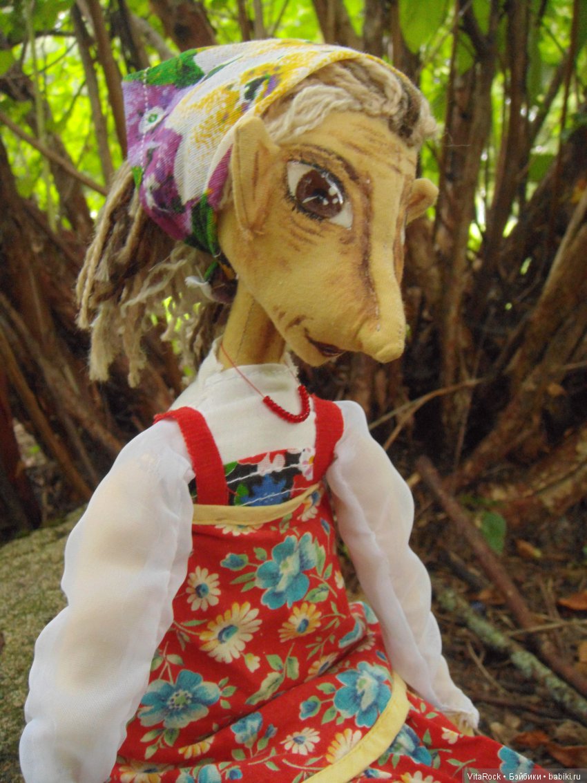 Баба Яга костяная нога — Авторские шарнирные куклы своими руками: лепка