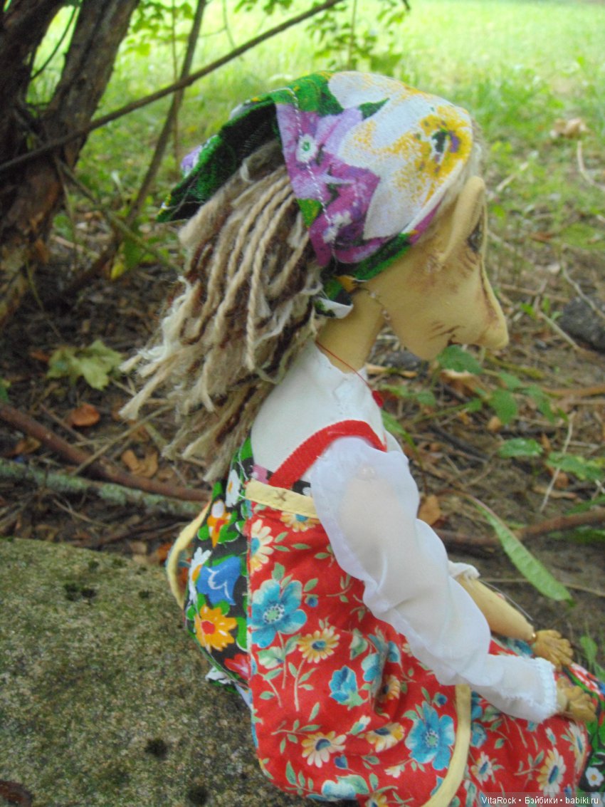 Баба Яга костяная нога — Авторские шарнирные куклы своими руками: лепка (фото 10)