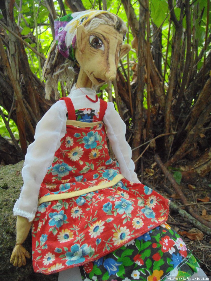 Баба Яга костяная нога — Авторские шарнирные куклы своими руками: лепка (фото 2)