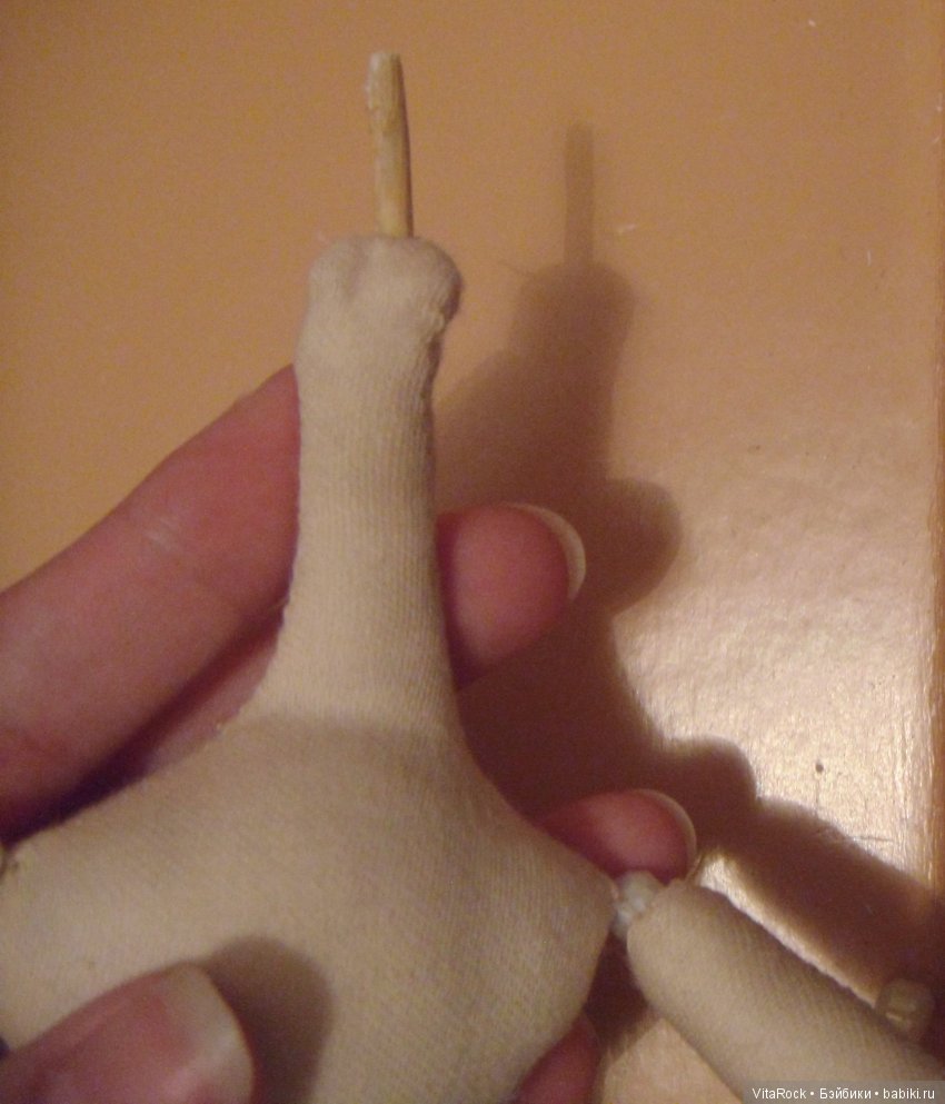 Кукольный эксперимент 4: кукла в смешанной технике (фото 8)