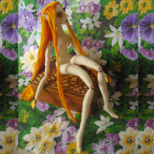 Кукольный эксперимент 4: кукла в смешанной технике