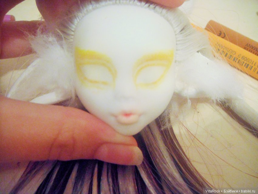 Кукольный эксперимент 3.1: переделка фабричной куклы. ООАК (фото 10)