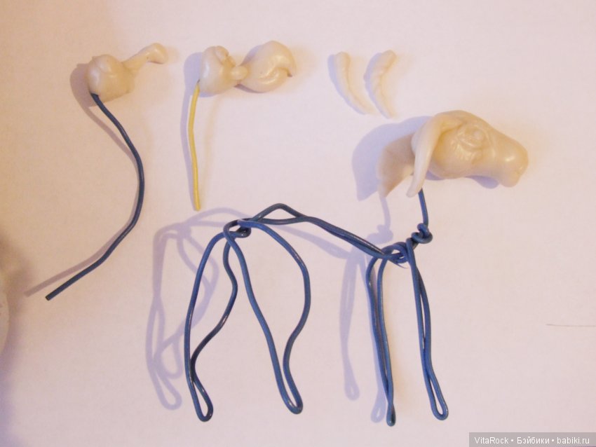 Кукольный эксперимент 6: шарнирный зверь в технике «Лепка и мех»