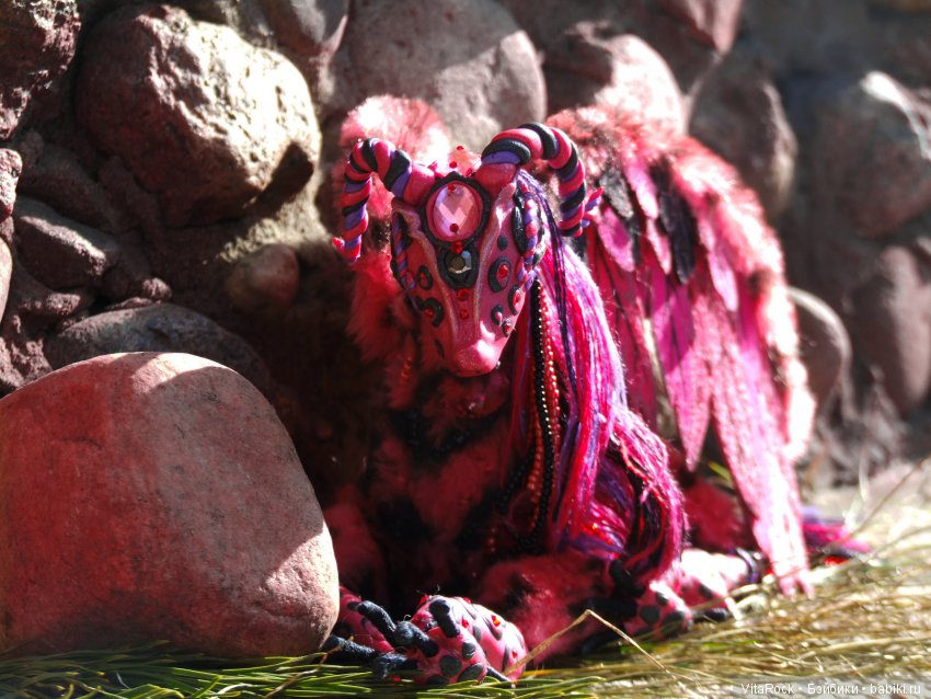 Горный Канол — Игрушки в смешанной технике (мех и глина): Арт (фото 3)