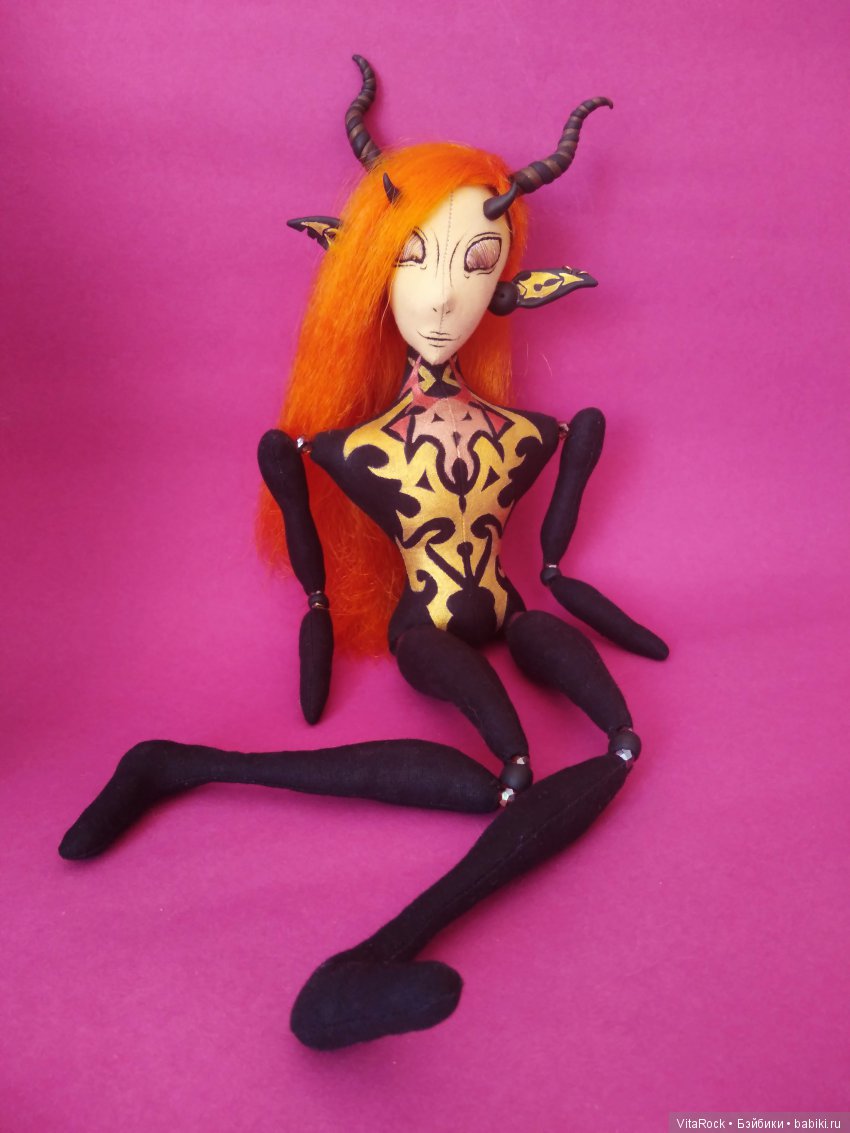 Улучшение подвижности текстильной куклы: шарниры в плечах