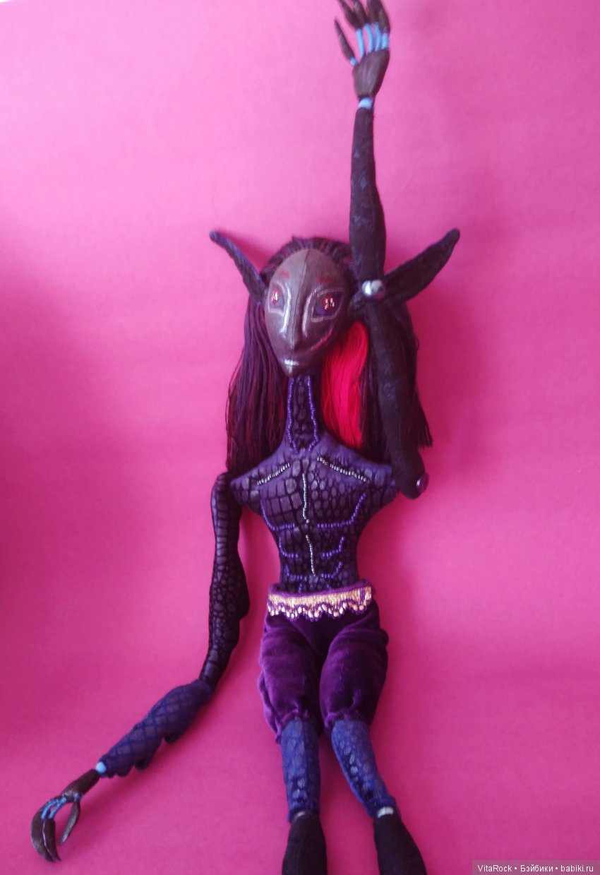 Улучшение подвижности текстильной куклы: шарниры в плечах (фото 3)