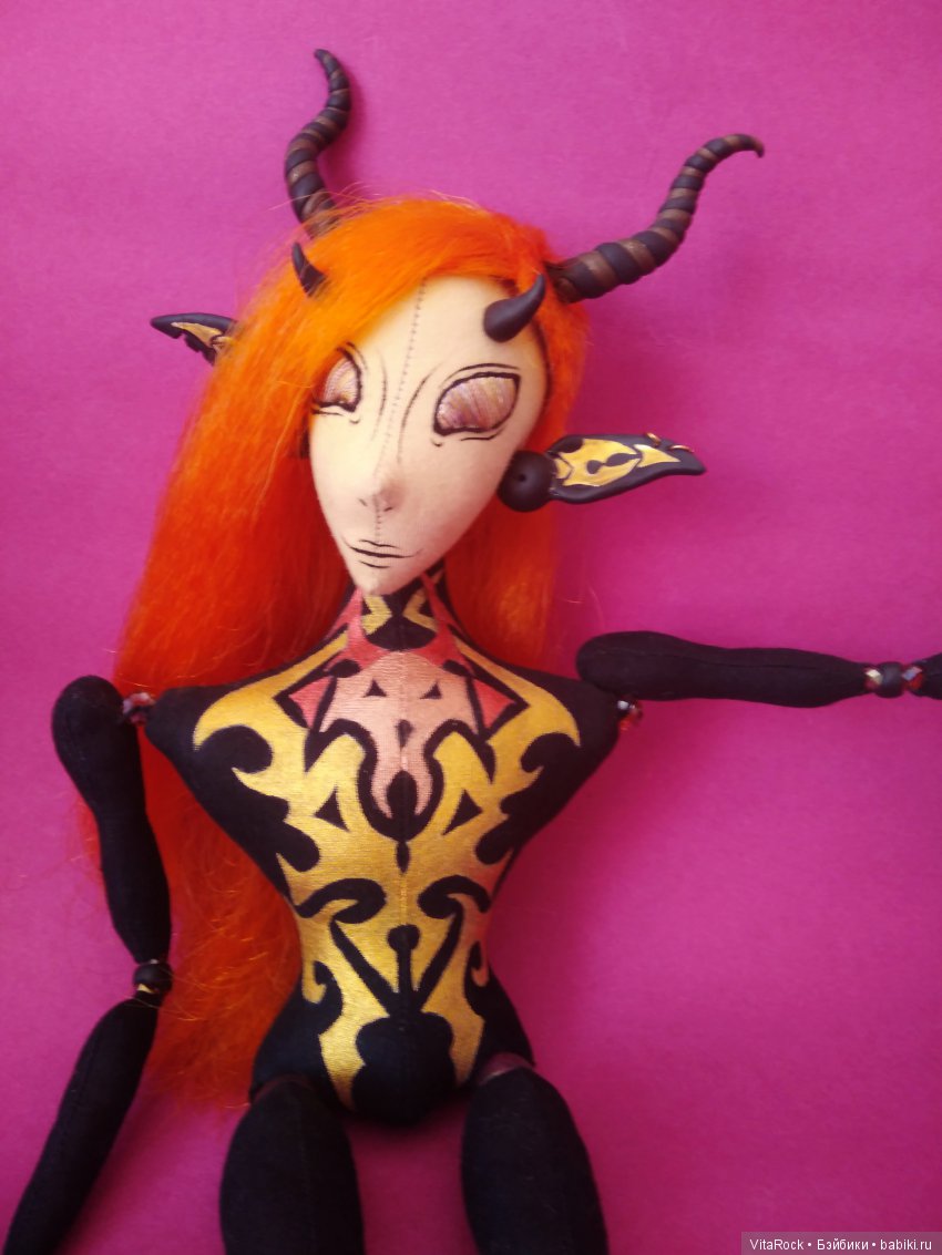 Улучшение подвижности текстильной куклы: шарниры в плечах