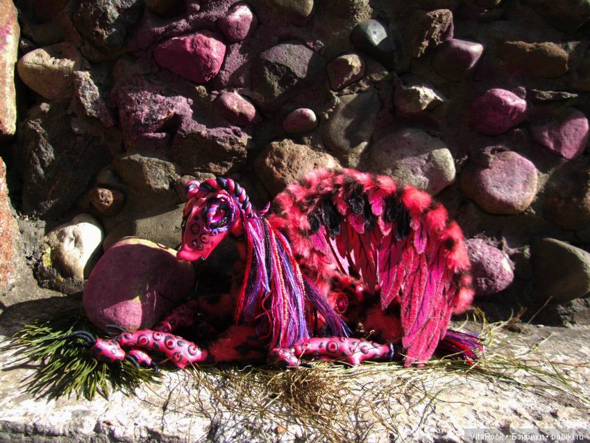 Горный Канол — Игрушки в смешанной технике (мех и глина): Арт (фото 5)