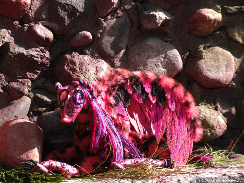 Горный Канол — Игрушки в смешанной технике (мех и глина): Арт (фото 4)