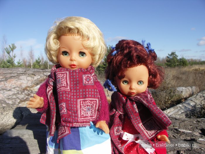 Мои куколки Эмми и Пеппи и небольшая прогулка по осеннему лесу