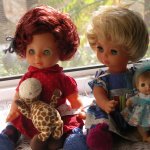 Мои куколки Эмми и Пеппи и небольшая прогулка по осеннему лесу