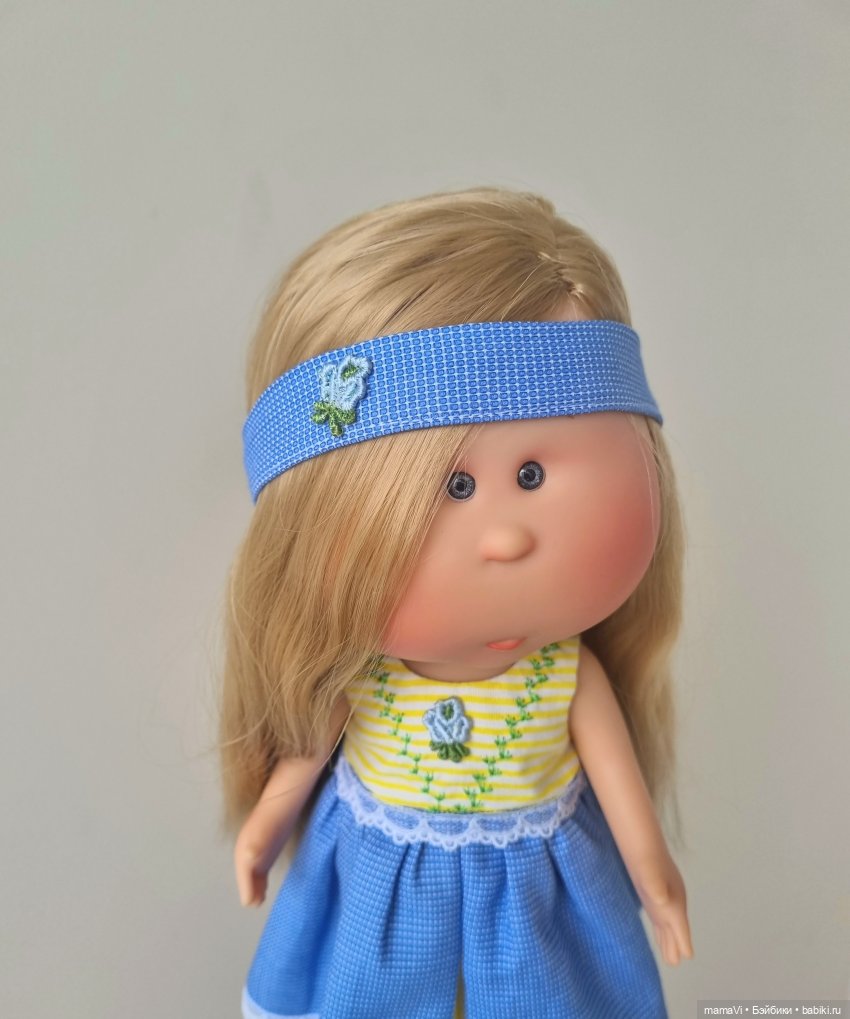 Летнее настроение, голубые розы и Саффолкские пуфы