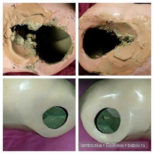 Милая Сонечка | Бэйбики Милая Сонечка — Реставрация антикварных кукол: ремонт фарфора (фото 4)