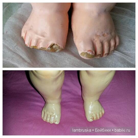 Милая Сонечка | Бэйбики Милая Сонечка — Реставрация антикварных кукол: ремонт фарфора (фото 3)