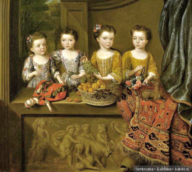 1718 ,Ван Мейер,дочери сэра Мэттью Деккера 1718 ,Ван Мейер,дочери сэра Мэттью Деккера