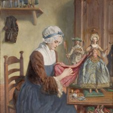 Великие мастера.Старинные деревянные  куклы в живописи(1 часть марлезонского балета)