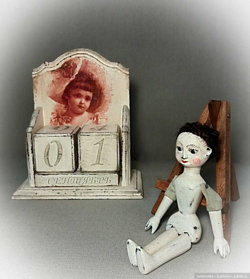 Портрет для бабушки — Редкие антикварные куклы и реплики: воск (фото 5)