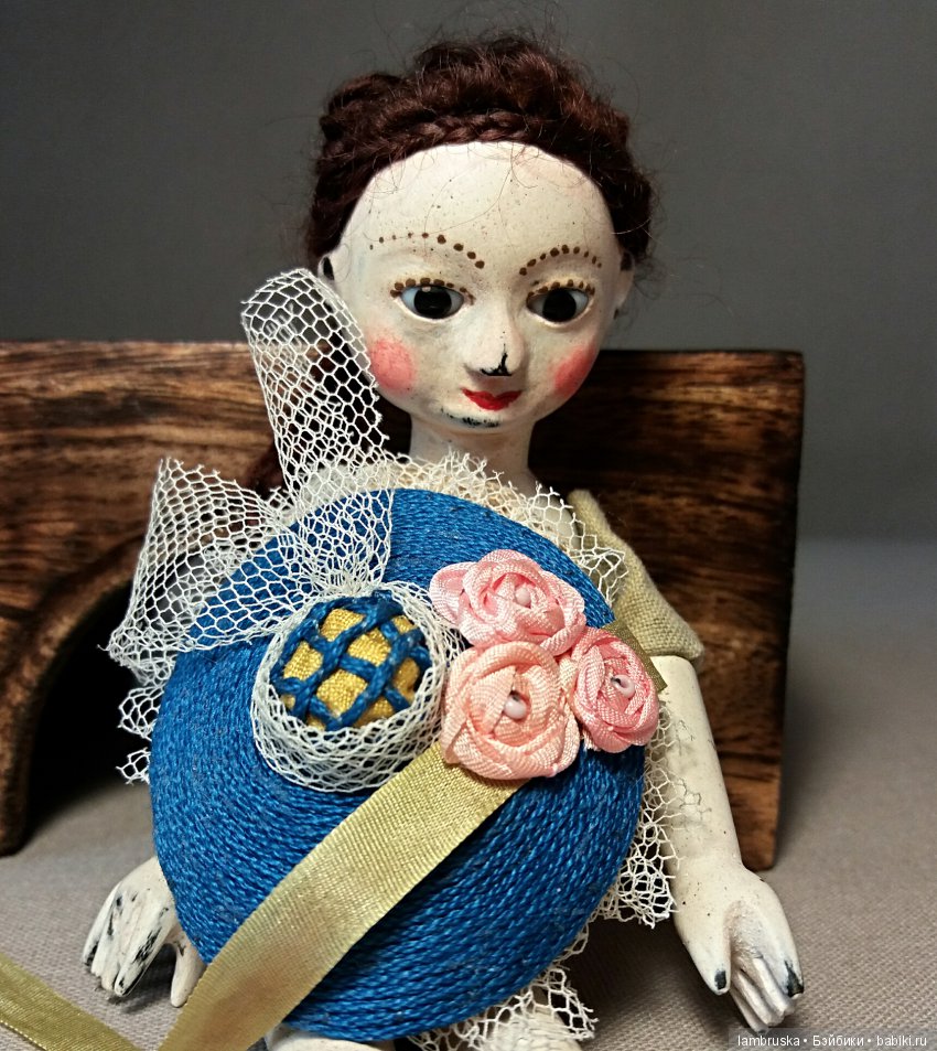 Портрет для бабушки — Редкие антикварные куклы и реплики: воск