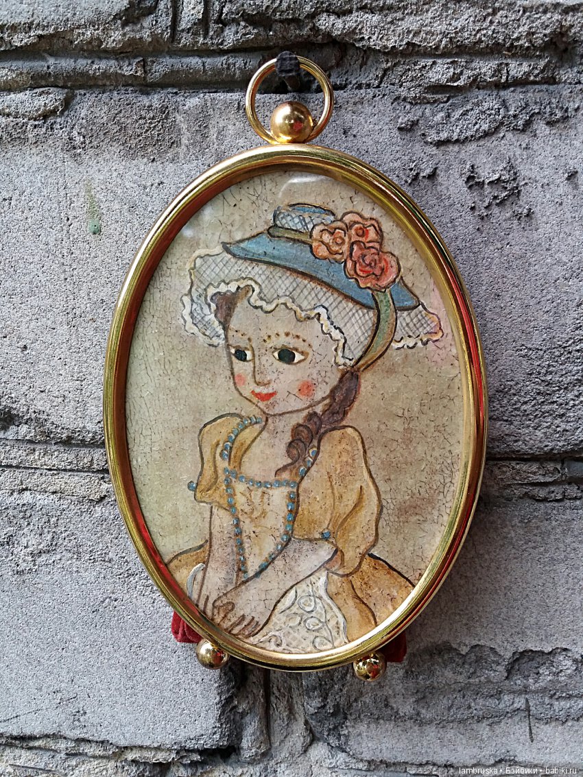 Портрет для бабушки — Редкие антикварные куклы и реплики: воск