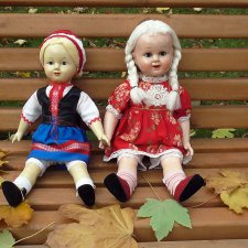 Советские прессопилочные куклы-фениксы