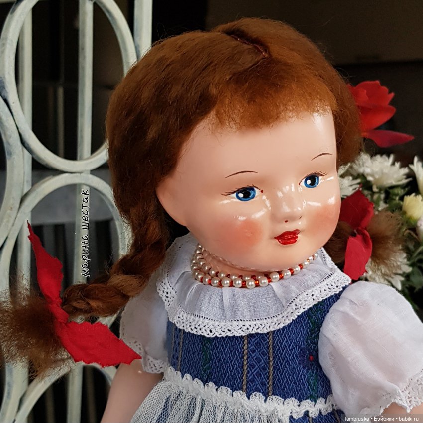 Советская прессопилочная кукла фабрика Победа (фото 4)